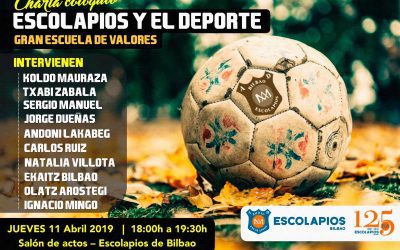 ESCOLAPIOS Y EL DEPORTE: GRAN ESCUELA DE VALORES – CHARLA COLOQUIO –