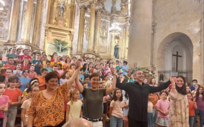 Escoleia con el coro infantil de la Coral de Bilbao
